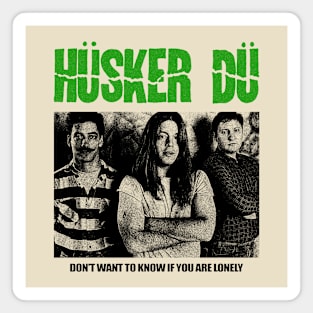 vintage husker du Magnet